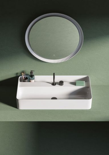 Прямоугольная раковина Artceram Brooklyn BNL001 100x50 см схема 3