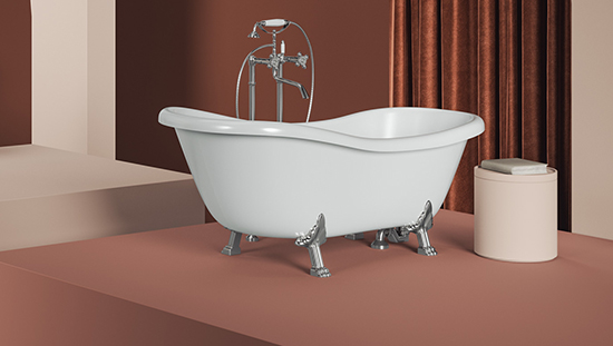 Отдельностоящая ванна Artceram Hermitage 170x80х72 см ФОТО