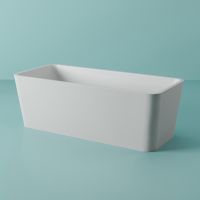 Отдельностоящая ванна ArtCeram Square искусственный камень ACW004 схема 3