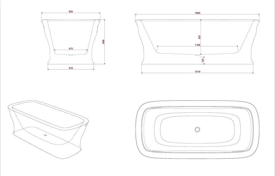 Отдельностоящая ванна ArtCeram NEO ACW003 ФОТО