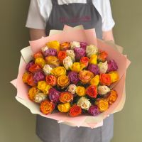 51 кенийская роза яркий микс (40см)