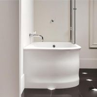 Угловая ванна из искусственного камня Devon&Devon Wave 176x82 схема 4