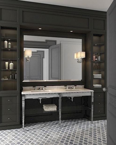 Консоль под раковину Devon&Devon Double claridge Console 180х51 ФОТО