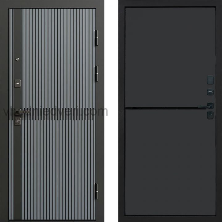 Входная дверь Termo-door Граунд Грей - Нео Графит