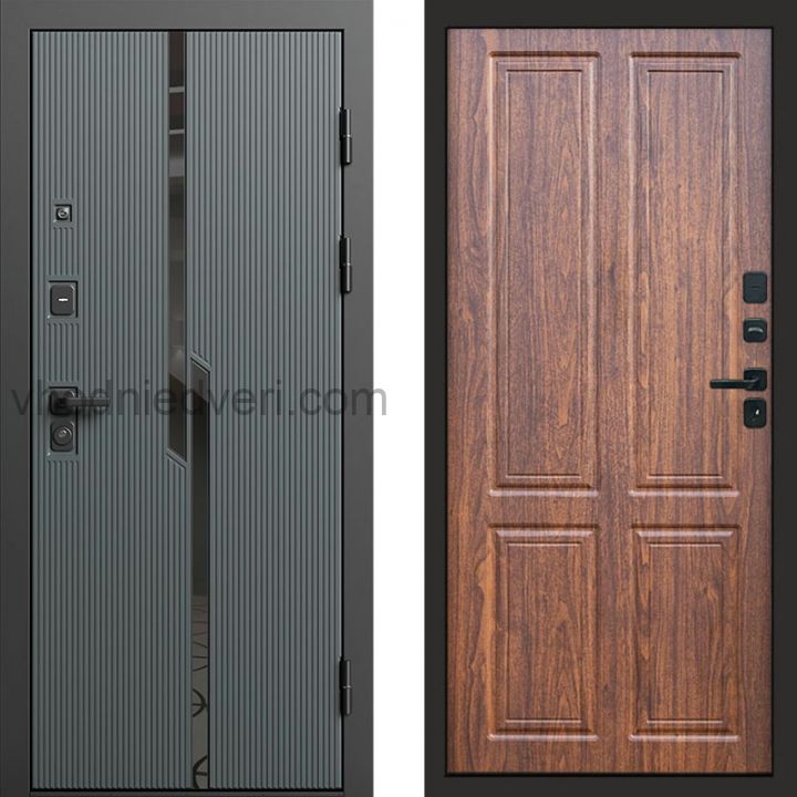 Входная дверь Termo-door Прайм Графит - Орех стандарт