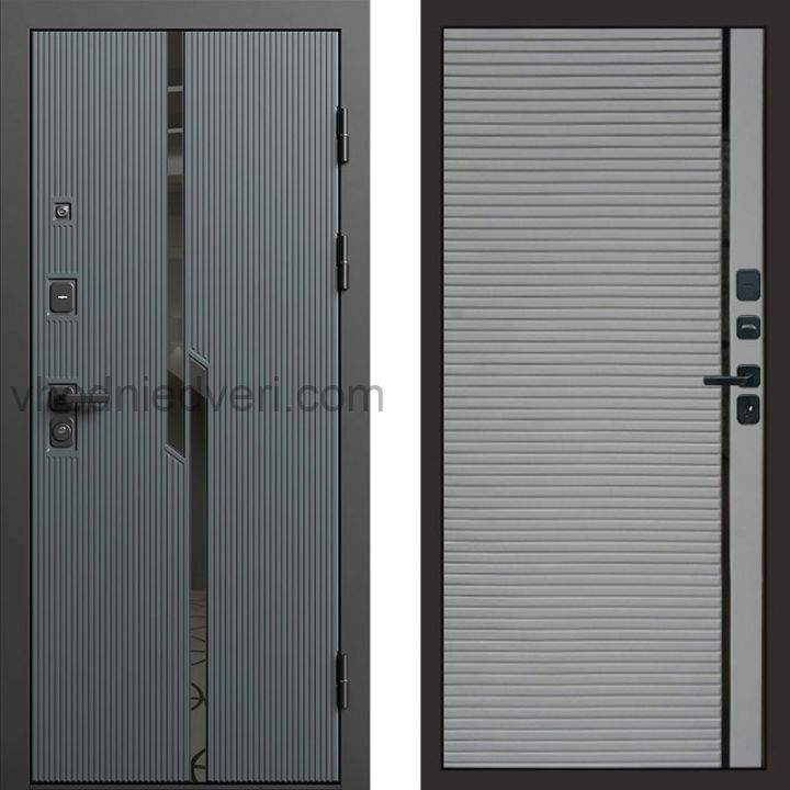 Входная дверь Termo-door Прайм Графит - Porte Грей софт