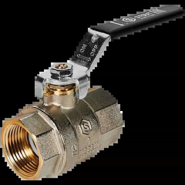 Кран шаровой полнопроходной ВР/ВР 1, рычаг STOUT