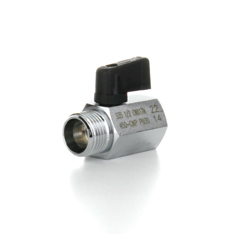 Кран шаровой MINI НВ 1/8", флажок ELSEN