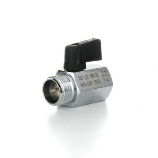 Кран шаровой MINI НВ 1/8", флажок ELSEN