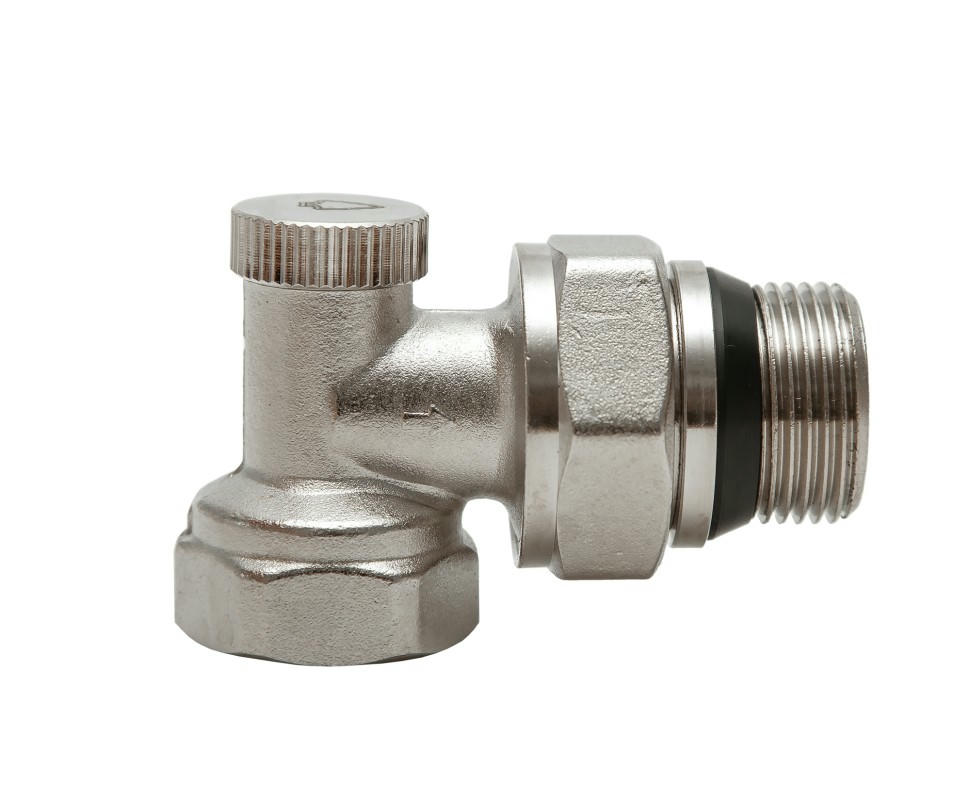 Клапан радиаторный запорный угловой НВ 1/2" Element Arrowhead