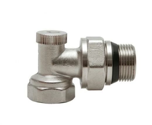 Клапан радиаторный запорный угловой НВ 1/2" Element Arrowhead