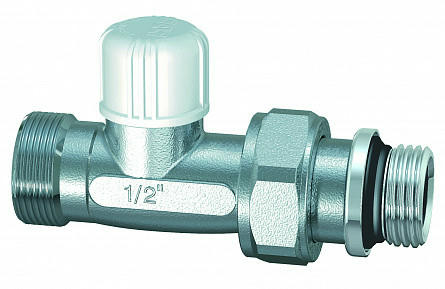 Вентиль запорный прямой 1/2" М24х19 FAR