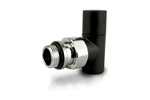 Вентиль ручной угловой Tondera Ligh 1/2", черный матовый SR Rubinetterie