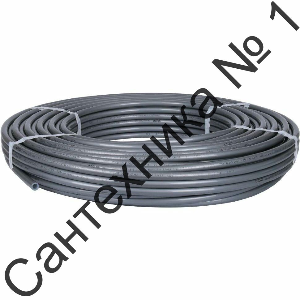 Труба универсальная из сшитого полиэтилена PEх-a 16х2,2, бухта 100 метров STOUT