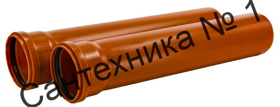 Труба канализационная наружная 110 L 1000 3,2 мм Millennium