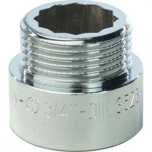 Удлинитель 3/4"х15, хромированный STOUT