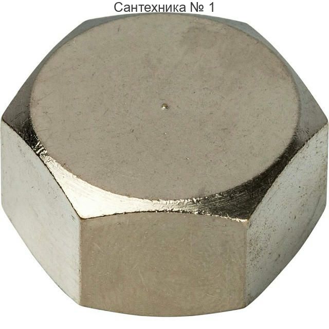 Заглушка ВР 3/8, никелированная STOUT