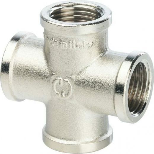 Крестовина ВВ 1/2, никелированная STOUT