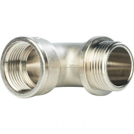 Угольник с упором НВ 1, никелированный STOUT