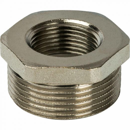 Футорка 1 1/4"х3/4, никелированная STOUT