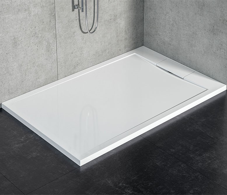 Душевой поддон квадратный Kolpa-San CAPO из литьевого мрамора ФОТО