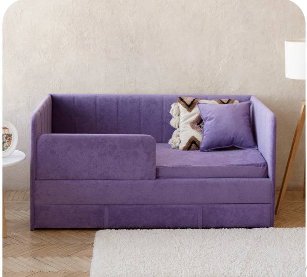 Happy line 80*160 в полоску  (сиреневый)