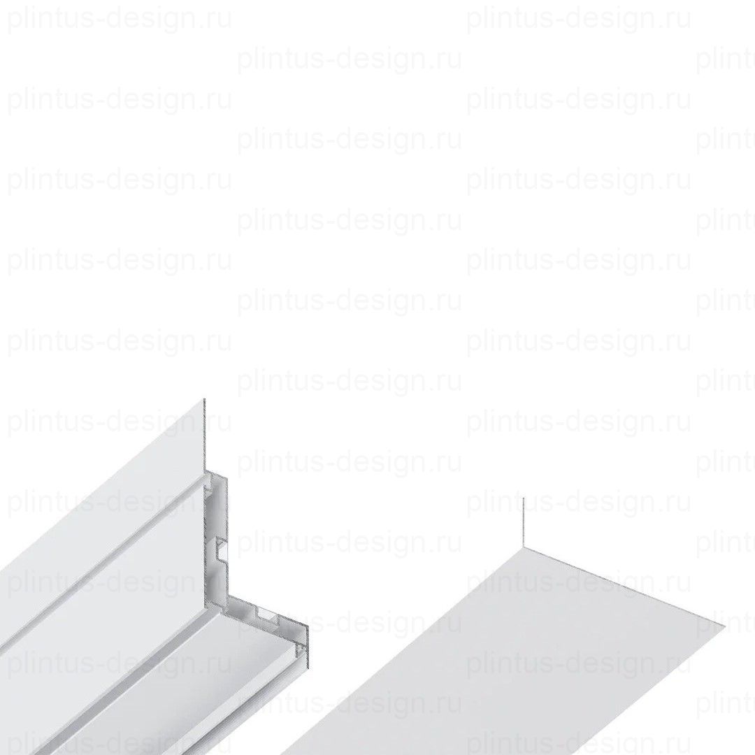 Ниша для штор из БК 100 с уголком FerGipps