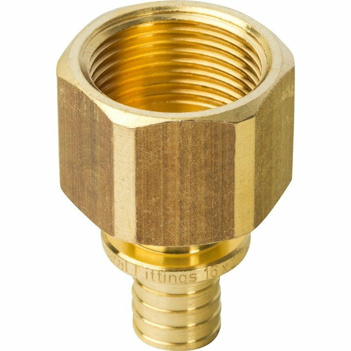 Переходник с внутренней резьбой 16хG 3/4 для труб из сшитого полиэтилена STOUT