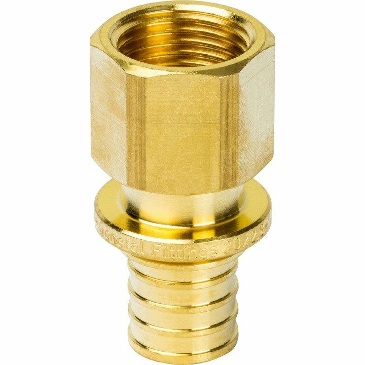 Переходник с внутренней резьбой 20хG 1/2 для труб из сшитого полиэтилена STOUT