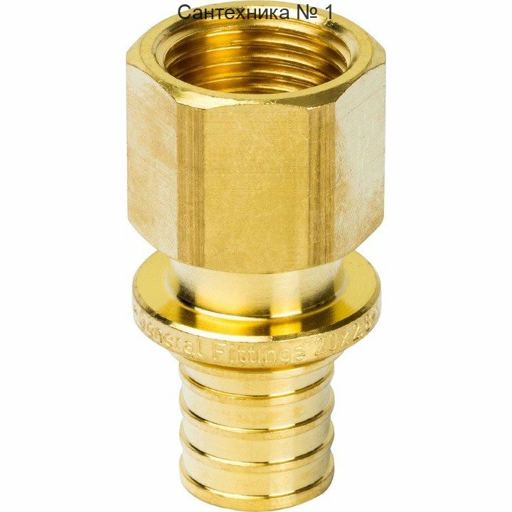 Переходник с внутренней резьбой 20хG 1/2 для труб из сшитого полиэтилена STOUT