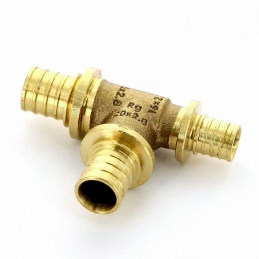 Тройник с уменьшенным торцевым проходом 20-20-16 PLATINUM RX REHAU