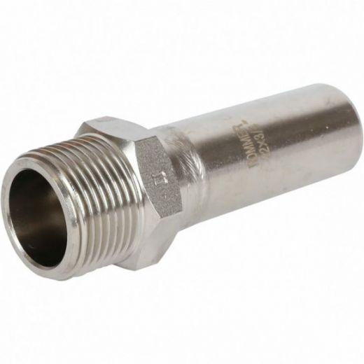 Вставка переходная НПр-НР 22х3/4 из нержавеющей стали ROMMER