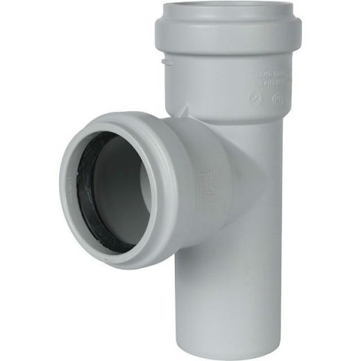 Тройник канализационный бесшумный D 58 x 58 / 87,5° STOUT
