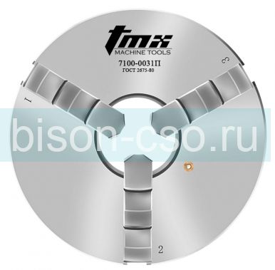 Трехкулачковый токарный патрон 7100-0031П TMX ф200мм