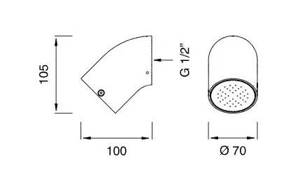 Верхний душ настенный Cea Design FRE156 7 см ФОТО