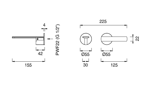Смеситель настенный Cea Design Ayla AYL 02 ФОТО