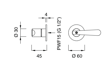 Дивертор Cea Design DEV 21 схема 2