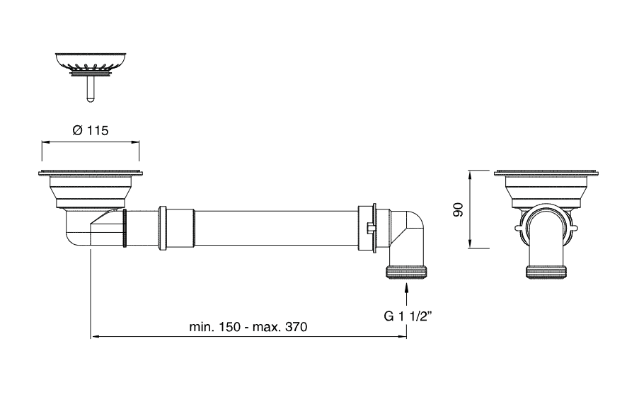 Слив Cea Design PIL нержавеющая сталь PIL22 ФОТО