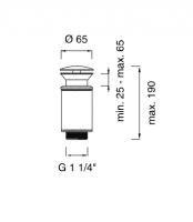 Слив  Cea Design PIL нержавеющая сталь PIL31KDL схема 2