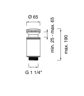 Слив  Cea Design PIL нержавеющая сталь PIL31KDL схема 2