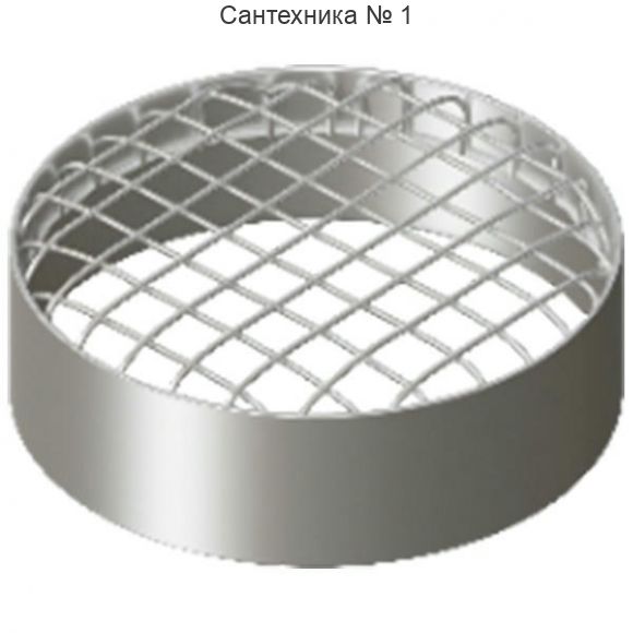 Наконечник-решетка 80 (алюминий) ROMMER