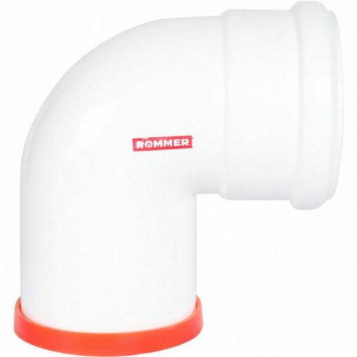 Отвод D 80 угол 90 M/F (мама/папа) ROMMER