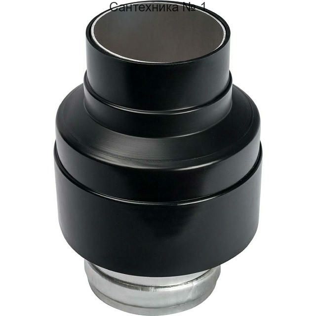 Элемент дымохода манжета для перехода с 80 на финальный вертикальный участок 80/125 STOUT