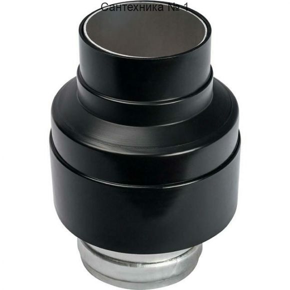 Элемент дымохода манжета для перехода с 80 на финальный вертикальный участок 80/125 STOUT