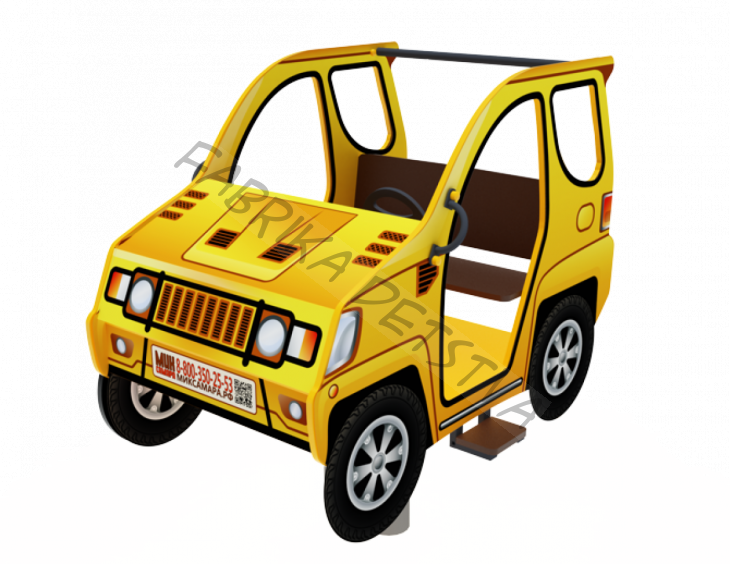 Качалка Кабриолет двухместный 1440х1120х1255	(ИО 04-001)