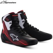 Ботинки Alpinestars Faster 4, красно-чёрно-белые
