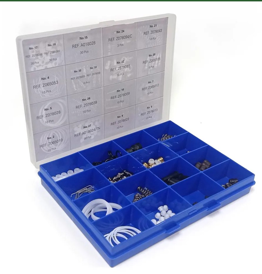 Walmec Набор запасных частей в боксе для краскопультов Walcom GENESI CARBONIO EVO 90198