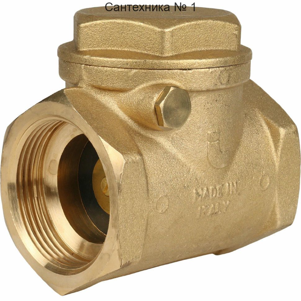 Клапан обратный 2" лепестковый горизонтальный с металлическим затвором и ревизией Itap