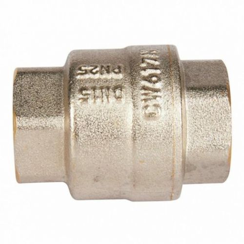 Клапан обратный пружинный муфтовый 1/2" с пластиковым седлом ROMMER