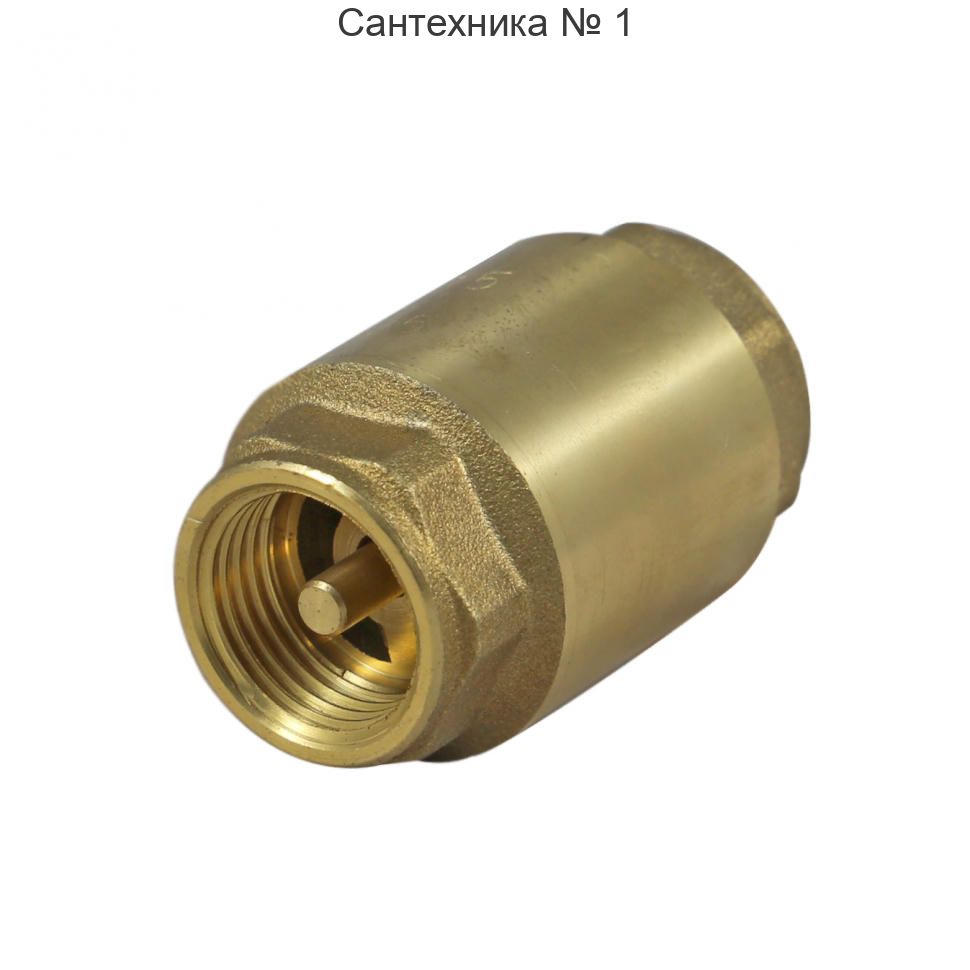 Клапан обратный с металлическим седлом 1" Millennium